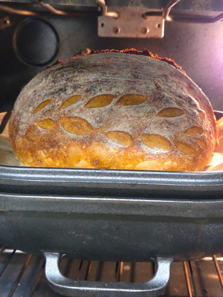 Artisan Loaf in Oven